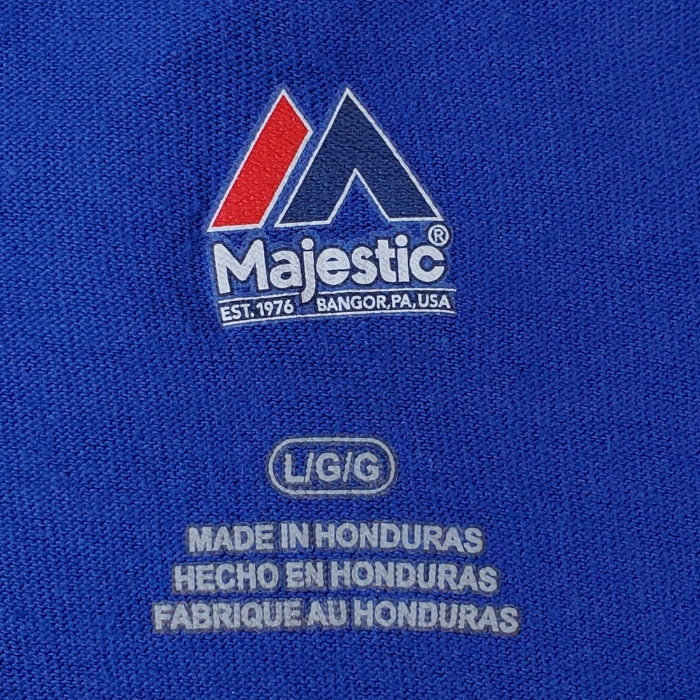 Super Bowl LIII 2019 Atlanta NFL Majestic‎ T-Shirt Patriots vs Rams Mens L - Picture 4 of 7